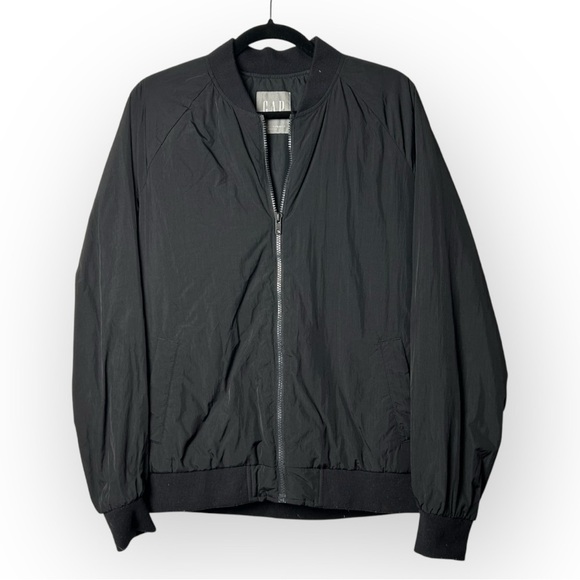 Gap Mens Black Bomber Jacket XS - Picture 2 of 4